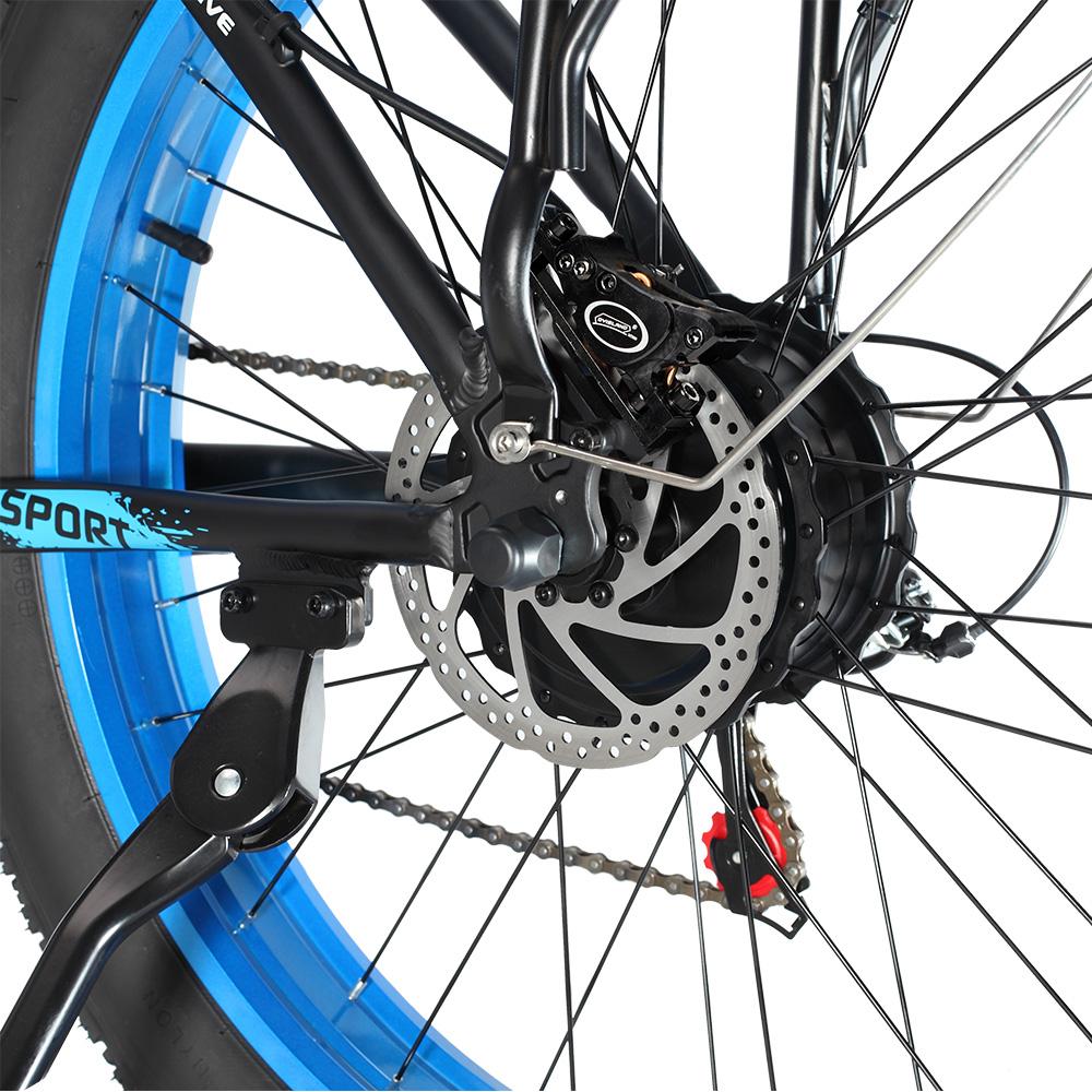 Elektrofahrrad Philodo H8 26" 3000W Motor All-Terrain E-Bike 48V 26AH 21 Gänge Fat Tire Erwachsenen E-Bike Maximale Zuladung 150Kg Weiß