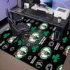 Boston Basketball Rug Office Carpet Non-Slip Mat, Chair Rug Floor Covering for Gaming, Bedroom, Living Room , Home Decor Christmas Gift