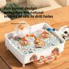 Large Hamster Cage Three Levels Raised Acrylic Transparent Habitat Spacious Pet Villa DIY Luxury Tunnel Hamster Playground
