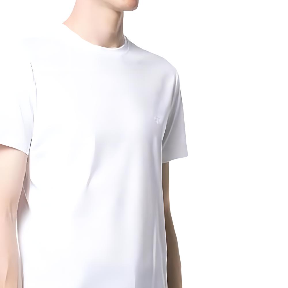 PRADA T-Shirts Men's White Crew Neck Moderate DNA829-11CD-FO009-S-221