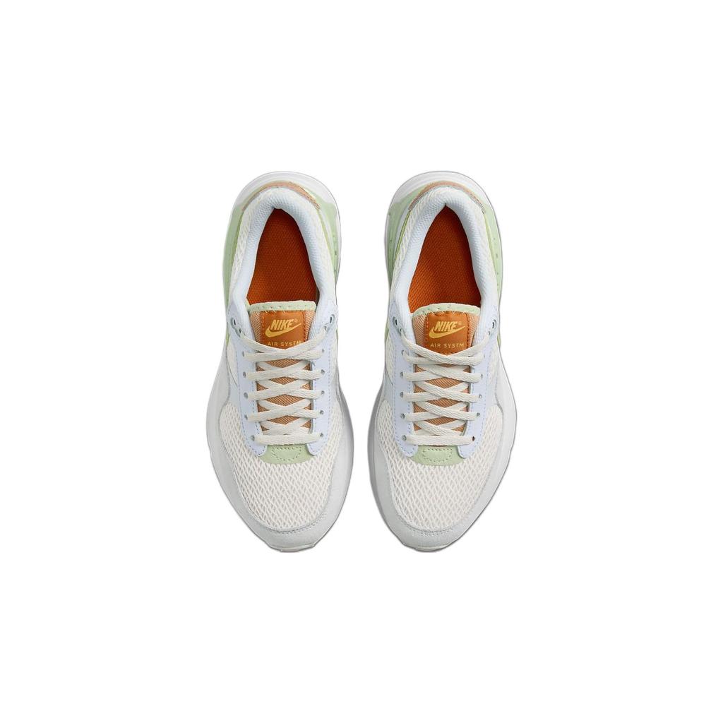 Nike Air Max SYSTM GS Phantom Honeydew Kids Sneakers White Football-Grey Amber-Brown DQ0284-006