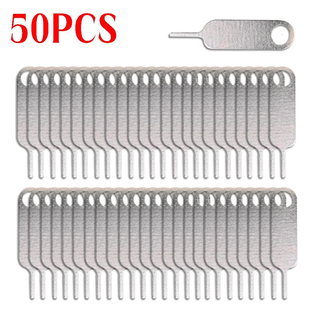 30-100pcs Universal Sim Card Tray Removal Eject Pin Tool Stainless Steel Needle Opener Ejector for IPhone/Samsung/Xiaomi/Huawei