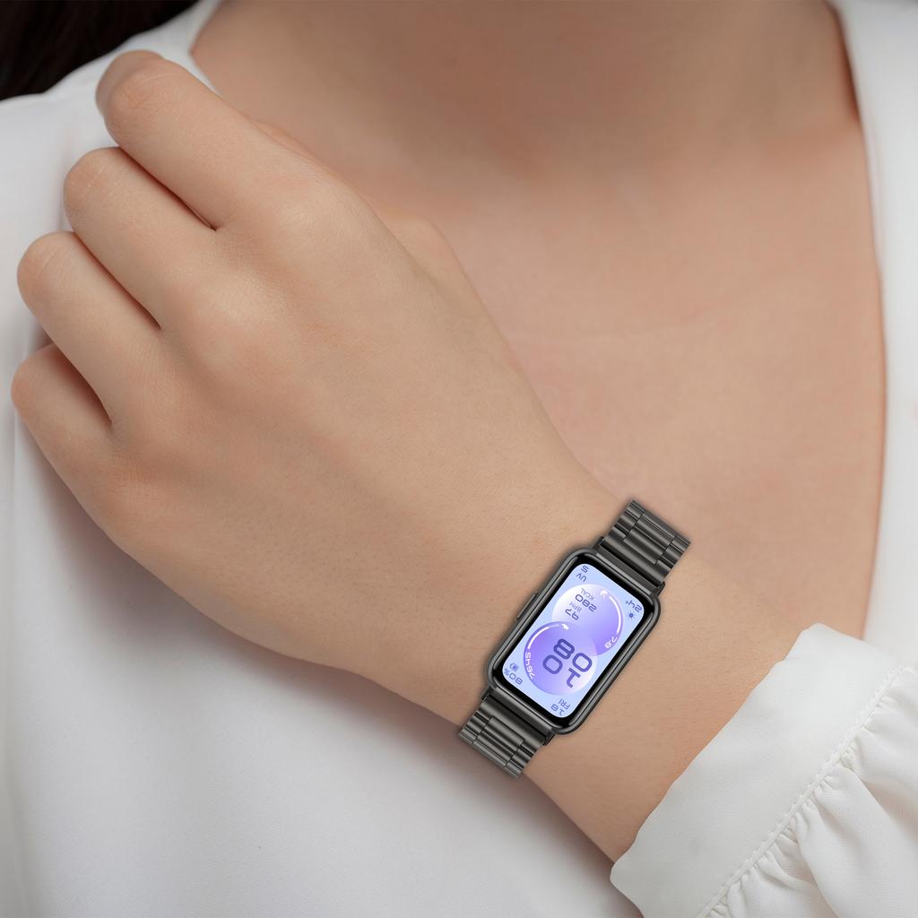 New Stainlss Steel Strap For Huawei Band 11/11Pro Women MenMetal Watch Bracelet For Huawei Band 8/9/10 Replacement Strap