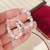 Tassel Irregular Imitation Pearls Dangle Earrings for Women