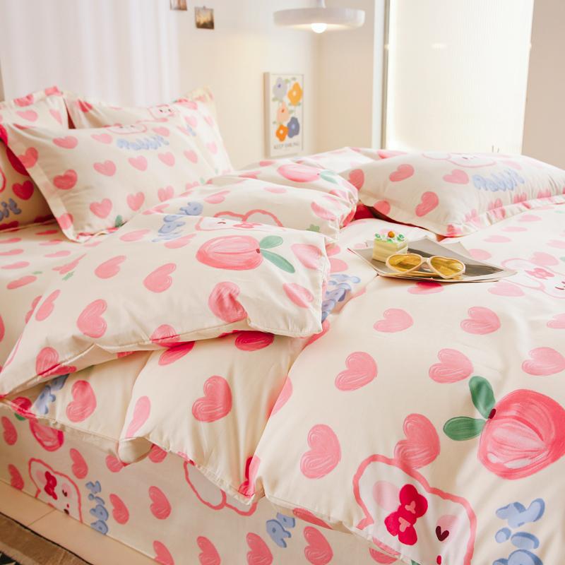 

Пододеяльник из хлопка с принтом, односпальный, двуспальный, размера Queen, высококачественный, стеганый чехол, приятная для кожи ткань, 1 шт. 160X210cm 1Pc