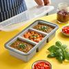 Silicone Food Storage Box - Airtight, Microwave Safe, Fridge & Kitchen Use