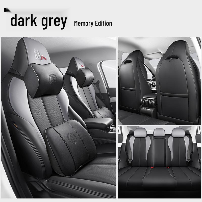 BYD Yuan Plus All-Season Leather Car Seat Covers, Full Wrap for Five Seats
