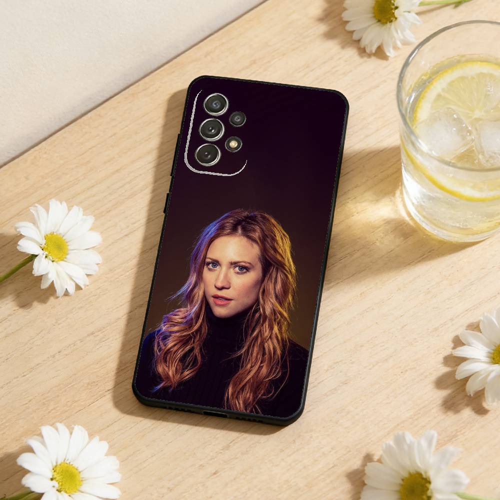 

B-Brittany S-Snow Portrait Phone Case For Samsung S25,S24,S21,S22,S23,S30,Ultra,S20,Plus,Soft Black Shell Samsung S20fe