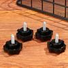 Machinery Latche Clamping Nut M6 M8 Thumb Screw Star Shaped Head Knob Carbon Steel Star Knobs Grips