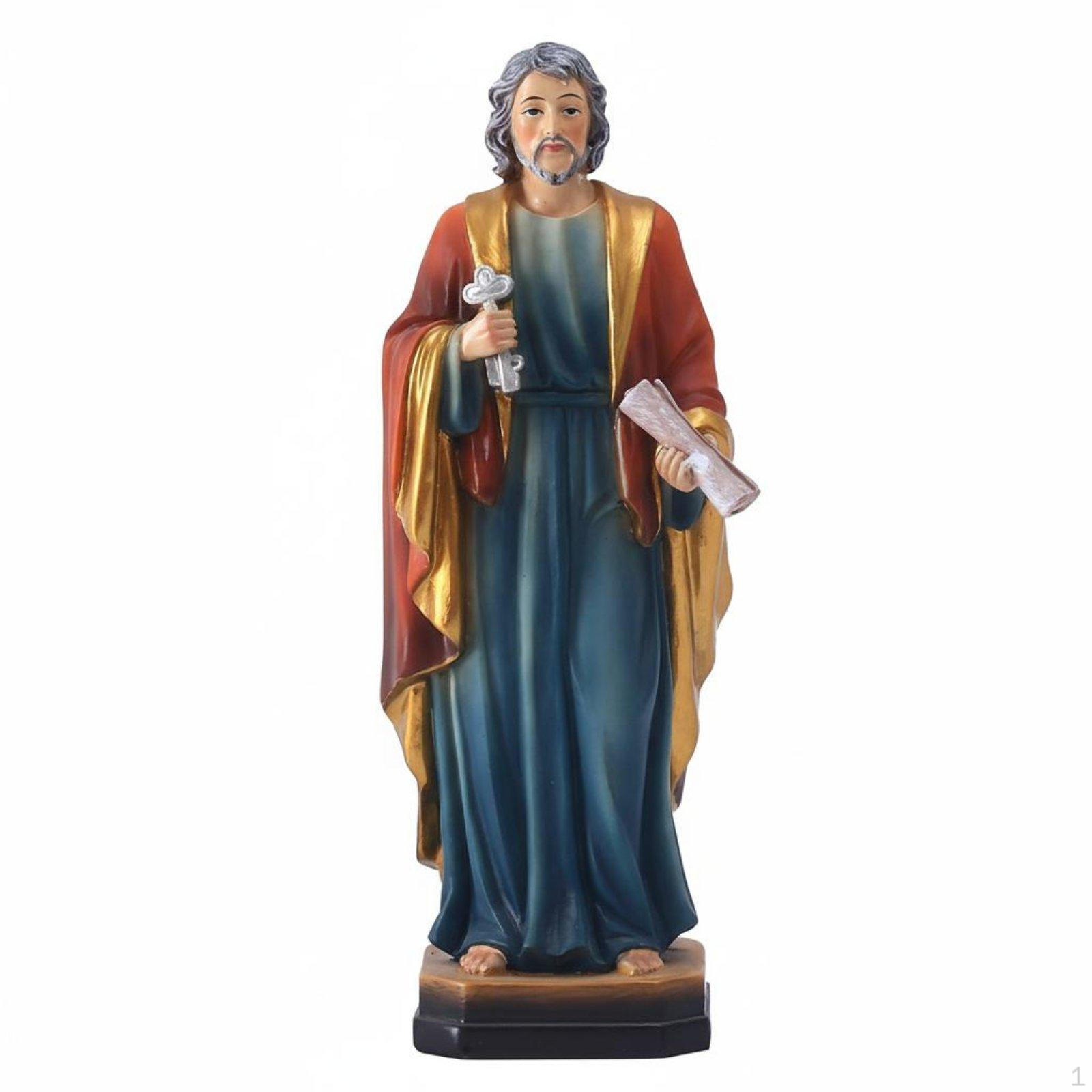 Elderly Figure Classical Design Old Man Statue Decorative Gift Resin Sculpture for Collectors