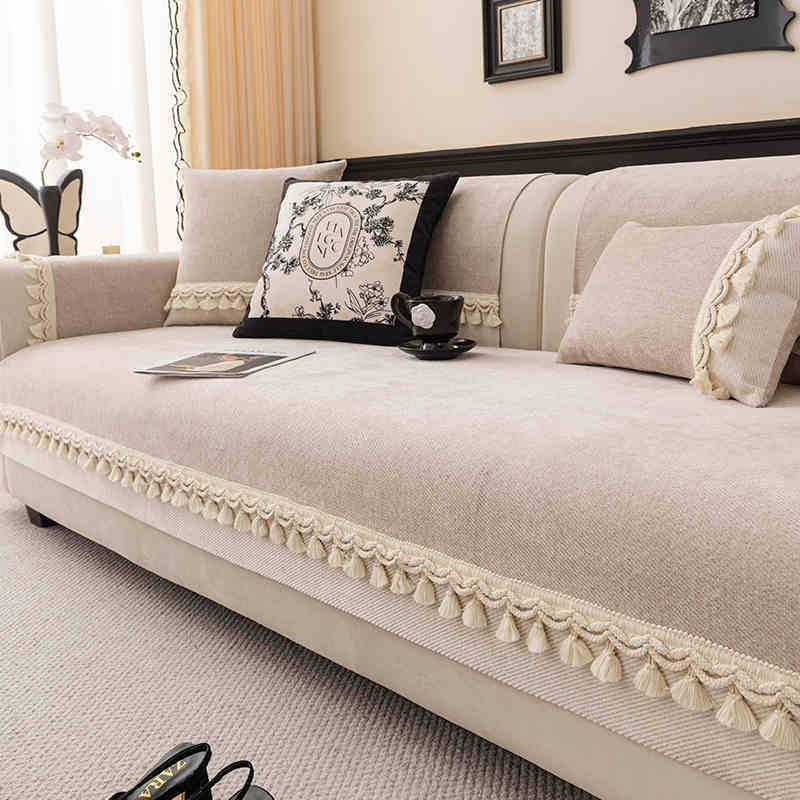 Sofa Cushion Universal In All Seasons, New High-end Non-slip Seat Cushion, Washable, Non-pilling Sofa Cover Cover Cloth Towel