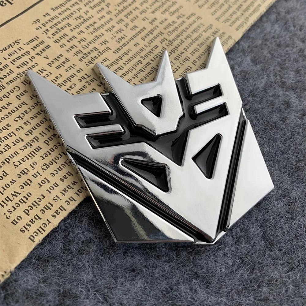 Car Styling 3D Nickel Sticker Autobot Transformers Zinc Alloy Sticker Auto Badge Emblem  for Mobile Phone Laptop Decoration