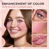 Color Changing Blush Balm Black Transparent Crystal Blush Cream Magic Gel Natural Nude Lip & Cheek Contouring Blush Rouge
