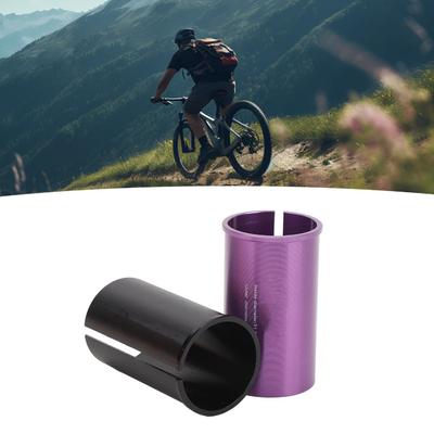 2PCS Aluminum Alloy Seat Post Tube Adapter Easy Installation Cycle Seatpost Shim  Bicycle Repair