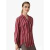 Simple and Fashionable Printed Striped Shirt for Women In Foreign Trade Loose Fit Shirt