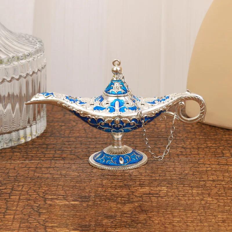 Aladdin Lamp Decoration Russian Wishing Lamp Metal Decoration Crafts European Vintage a birthday present Home Decoration Crafts