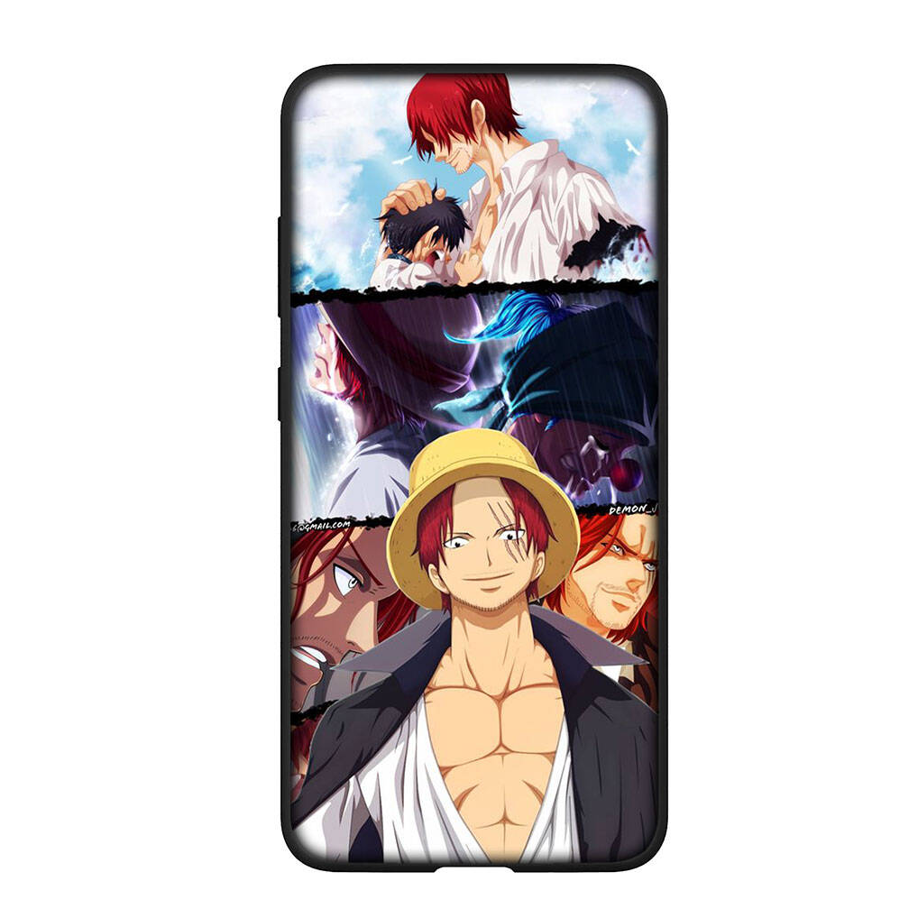 Für Motorola Moto Edge 70 60 50 G54 G86 Samsung Galaxy S25 iPhone 17 16 15 Xiaomi Redmi Note 14 13 Pro Max Hülle Rotschopf Shanks Luffy One Piece Cover