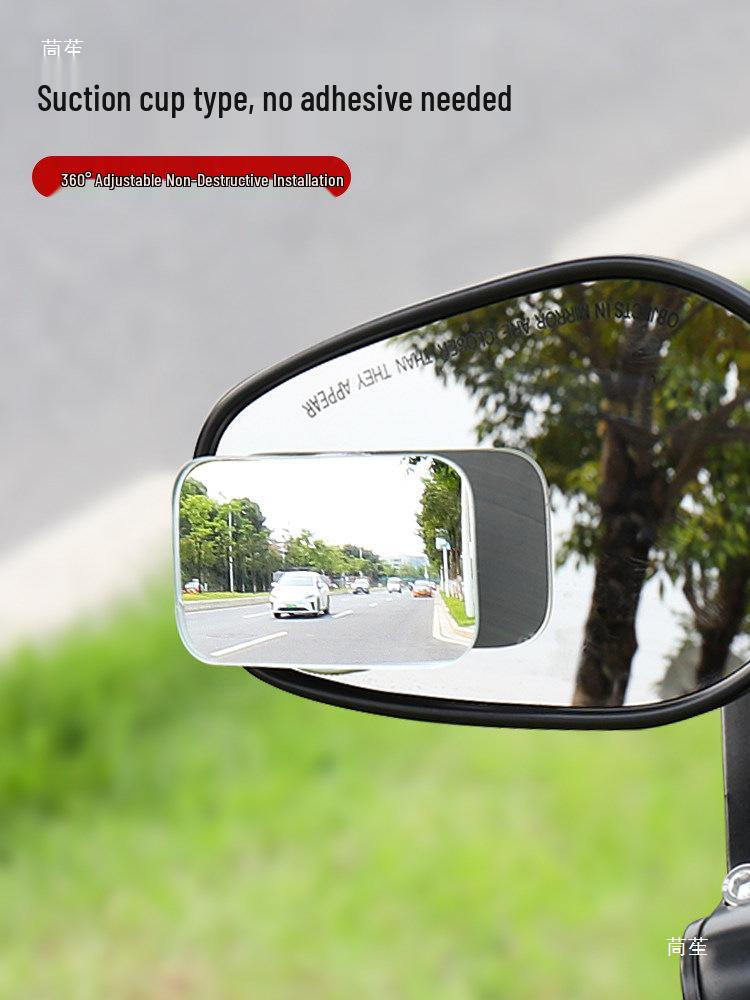 360° Ultra-Clear Blind Spot Mirror for Motorcycle Rearview 