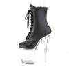 Stivali Stiletto 20cm Stivaletti Bassi, Nuovi Stivali in Vernice, Stivali con Suola a Tacco Alto da Palcoscenico da Nightclub, Scarpe da Pole Dance YKC