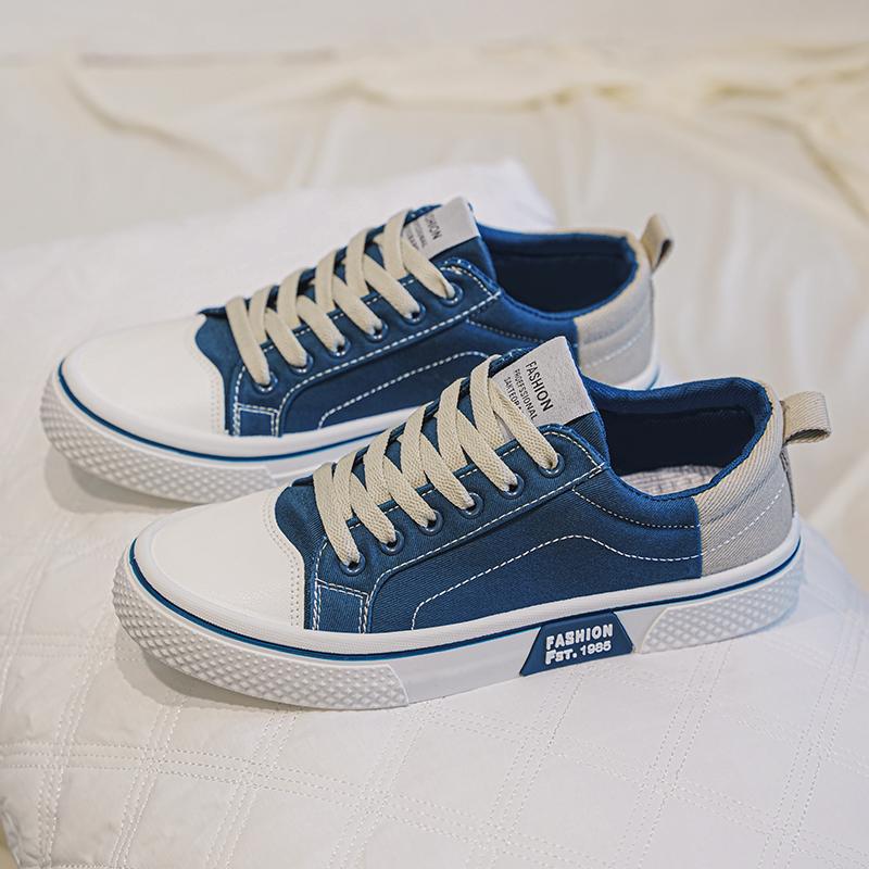 2025 Mens Canvas Shoes Outdoor Fashion Skateboard Shoes for Men Comfor Non Slip Casual Sneakers Breathable Men Walking Shoes 48