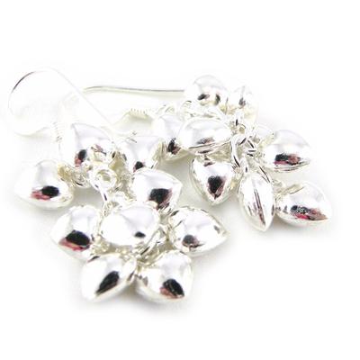[H2539] - Silver Earrings 'Love Choreography'