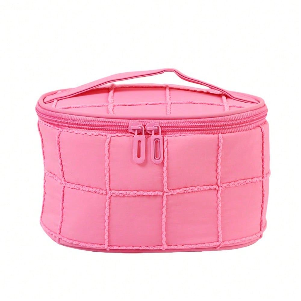 Large capacity cosmetic bag, new women's wash storage bag, high-end simple travel portable cosmetic bag