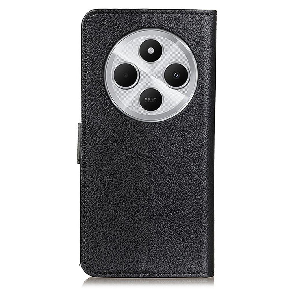 For Xiaomi Poco C75 4G/Redmi 14R 5G/14C 4G Wallet Case PU Leather Phone Cover Litchi Texture