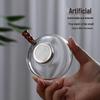 Transparent Borosilicate Glass Tea Infuser & Heat-Resistant Stainless Steel Strainer with Bamboo Handle - Kung Fu Accessories