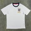 Maglia da Calcio Retrò Inghilterra Stile 2006 Lampard 18 Rooney 10 Gerrard 4 Misto Cotone Bianco Maglia da Calcio Uomo Donna Adulto