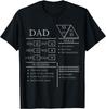 Roleplaying Dice Gamer Dragon Dad Stat Skills Wielding T-Shirt Graphic T Shirts Streetwear Short Sleeve Tee Camisas Streetwear