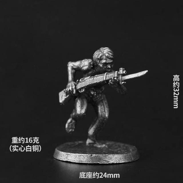 

Metal Military War Army Soldier Model Desktop Car Interior Miniature Ornament Accessories Creative Board Game Pieces Figurine