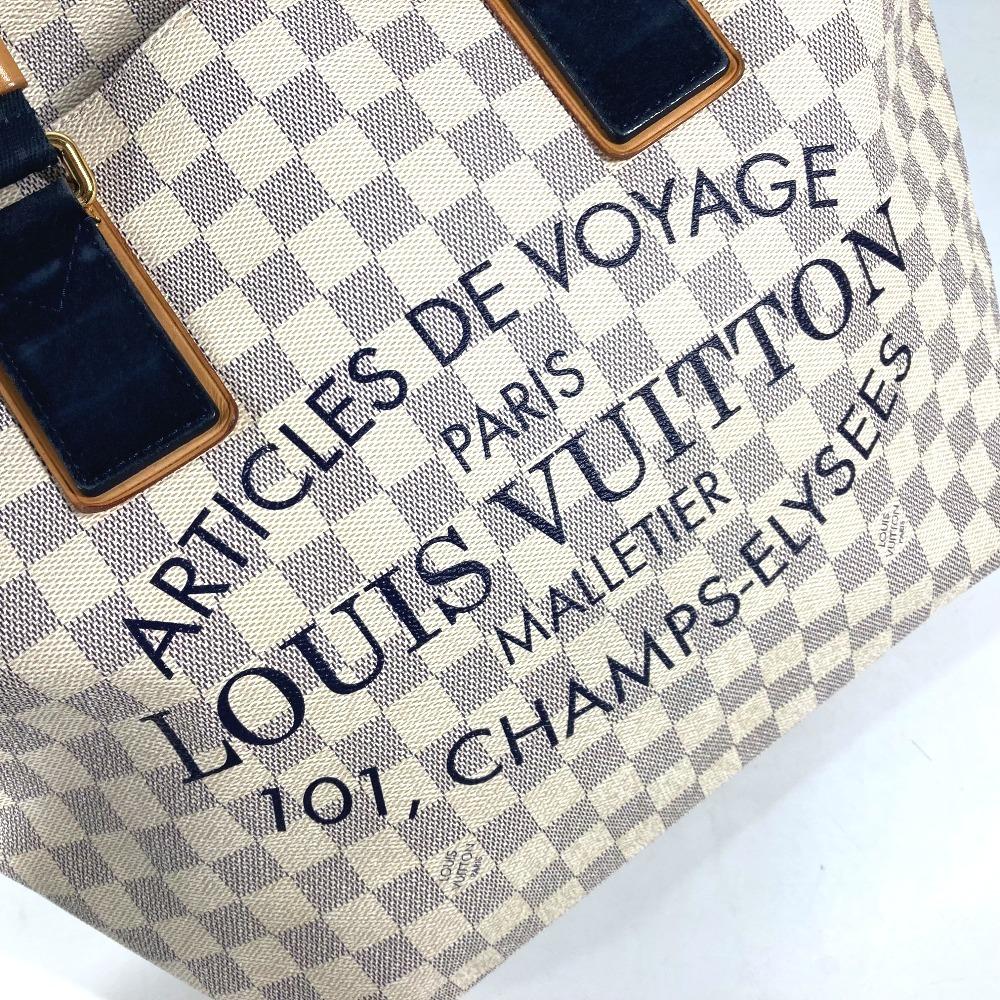 Louis Vuitton N41179 Damier Azur Plan Soleil Cabas PM Bag Shoulder Bag Tote Bag