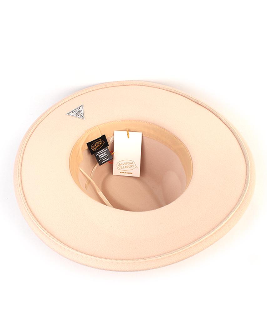 Yunibeosyeolkemiseuteuli Hard Wool Ivory Fedora