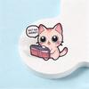 Xiaomi See No Money Cat Open Empty Wallet Enamel Pin Cute Humor Pink Orange Kitten No Money Metal Brooch Lapel Bag Badge Jewelry Gifts