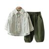 Children's Clothing Boys' Suit Boys' Clothing Two-piece Set and Long Pants Shirt Set