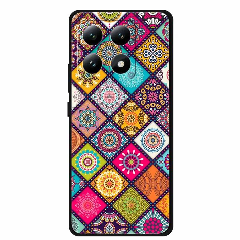3D Flowers Case For Xiaomi 17 pro max Coque Relief Embossed Blossoms Funda Silicone Soft Back Phone Cover For Xiaomi17 TPU Para