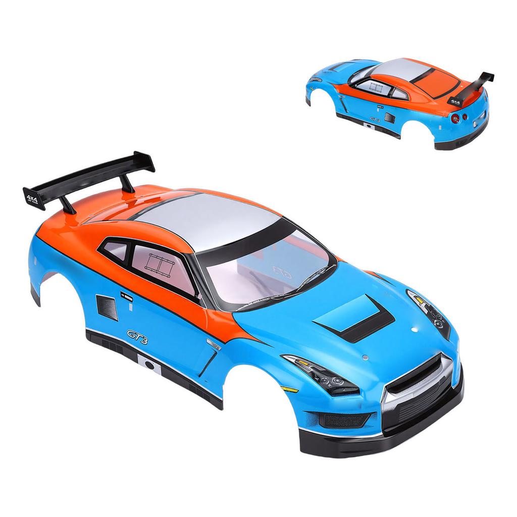 1:10 Scale RC Car Body   Remote Control Car   Frame and Rear Wing for 26cm Wheelbase Racing Cars