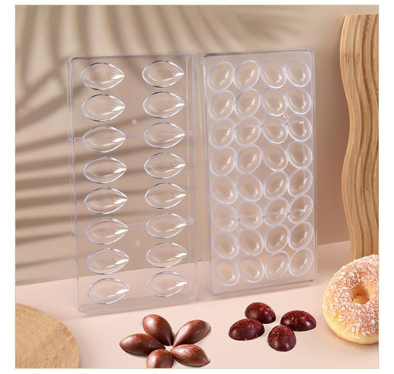 Food-grade Chocolate Molds, DIY Three-dimensional Transparent Molds, Household Molds for Cakes and Candies