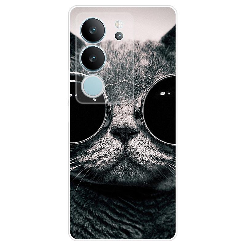 For Vivo V29 Casing TPU Painted Back Cover Vivo V29 Soft Silicone Case