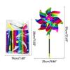 6pcs Bird Repellents Windmills Multifunction Garden Yard Party Background