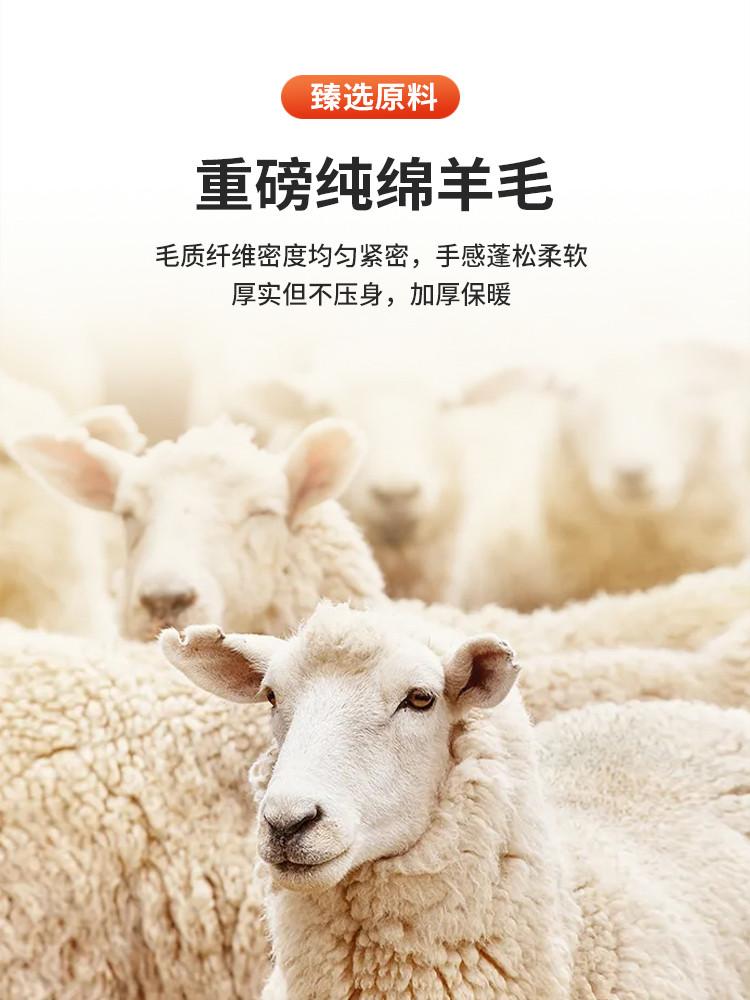 Fel Island Jacquard 100% Sheepskin Thick Warm Wool Sweater for Men's Fashion Base Sweater in Autumn and Winter