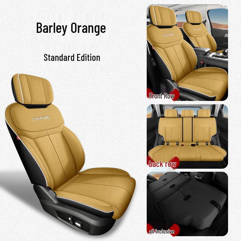 Chery Explore 06 Universal Five-Seat Linen Car Seat Cushion Cover for All Seasons