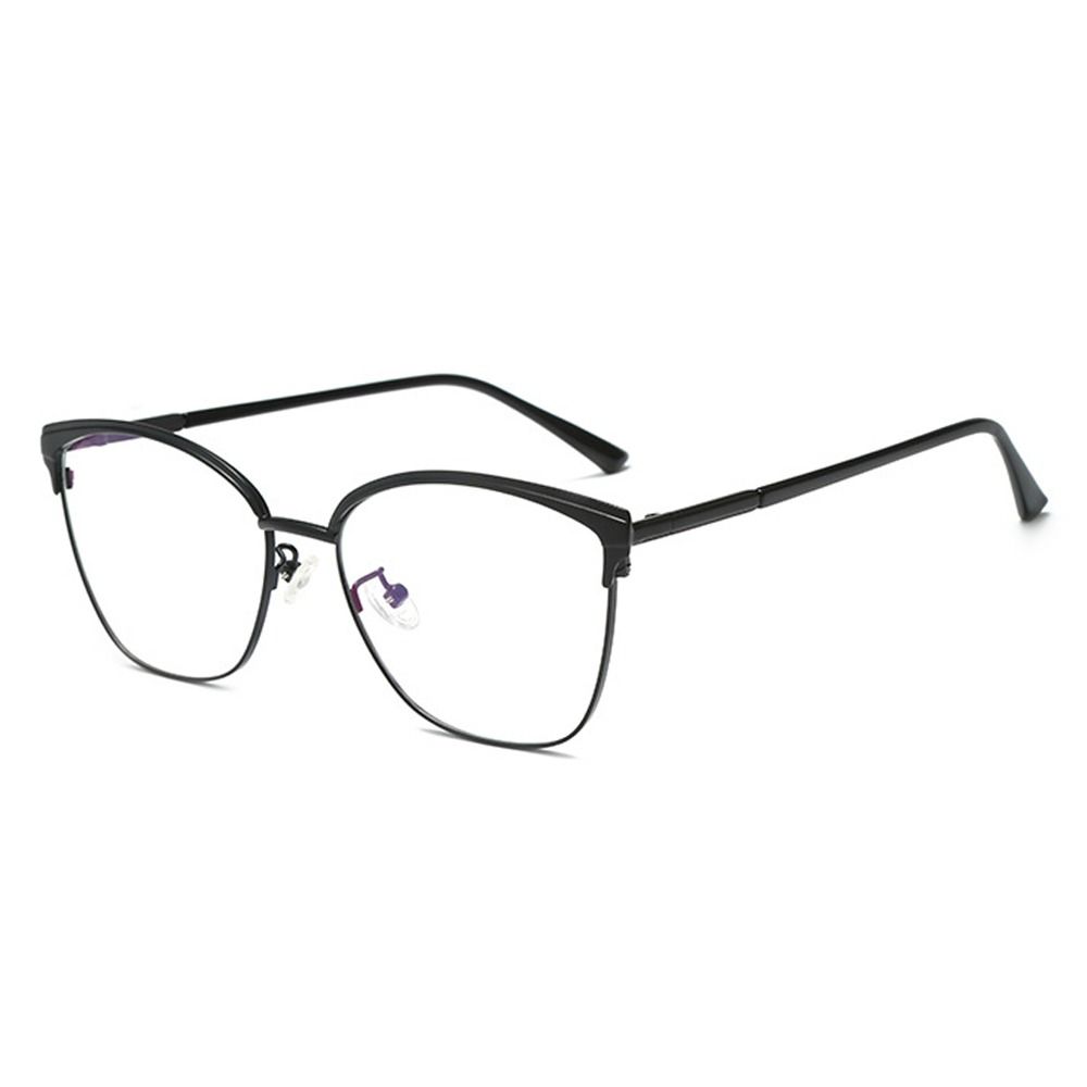 Classic Blue Ray Blocking Anti-Blue Light Glasses Ultralight Metal Square Eyeglasses Eye Protection Computer Goggles Men Women