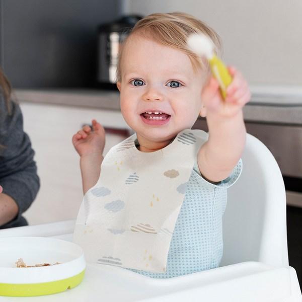 Tolstoy kojenecký jednorázový voděodolný bryndáček 20p, bílý, 1 kus, 20 kusů