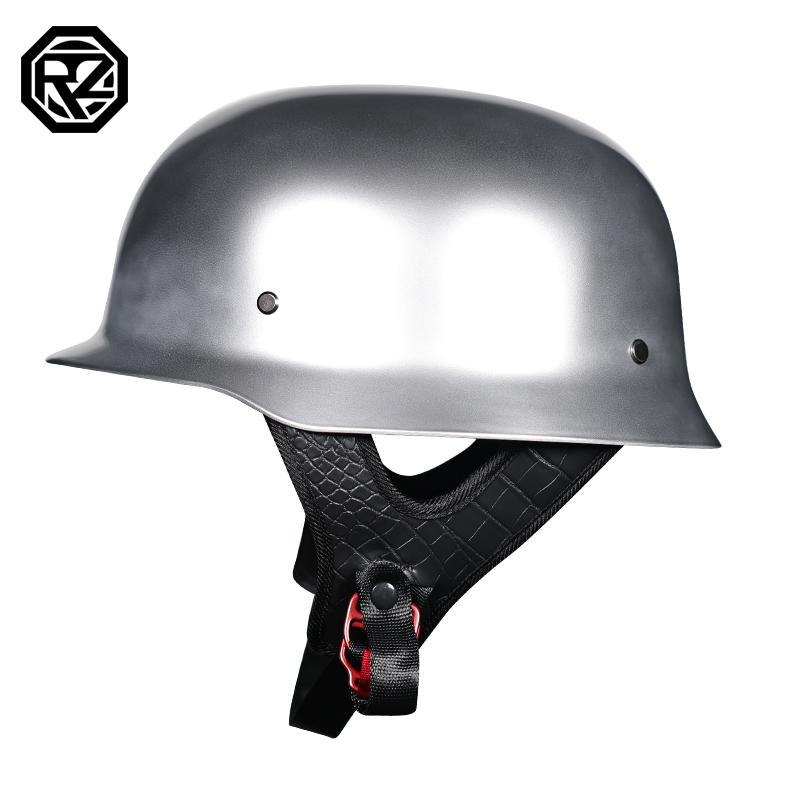World War II German Style Motorcycle Helmet Capacetes Open Face Retro Cascos Para Moto