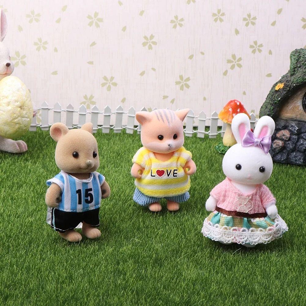 Simulation Forest Family Dolls Forest Family Dollhouse Toy Dollhouse Accessories