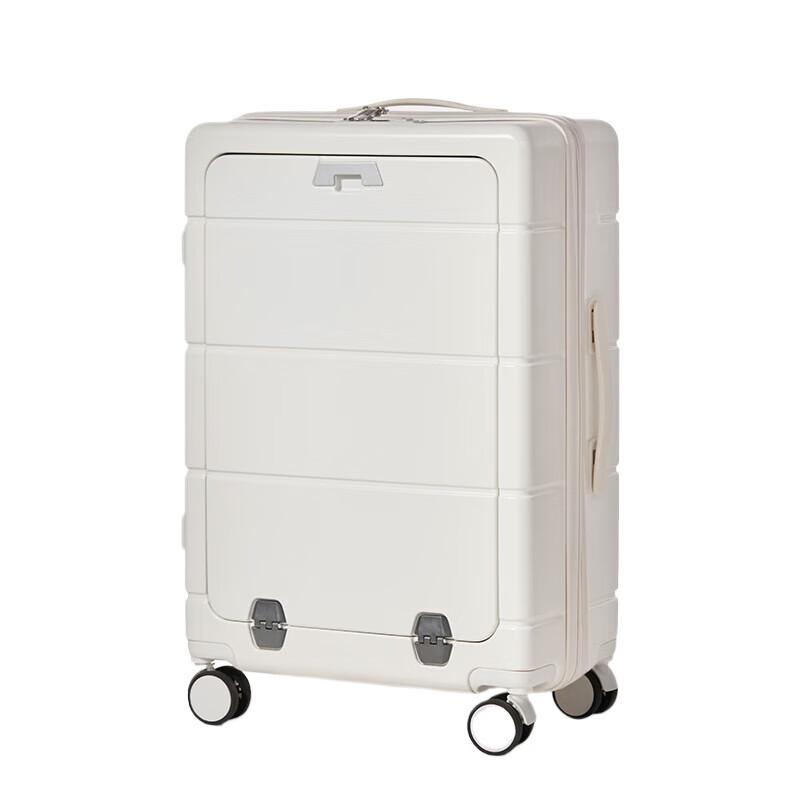 TOBERLIR Front-Opening Hardside Spinner Luggage