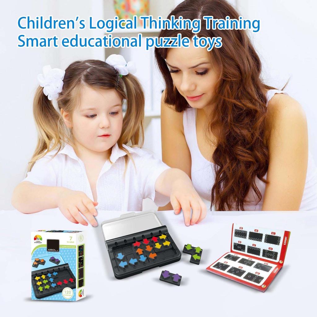 Brain Teaser, Puzzle Game For Enhanced Thinking Skills, Portable With Case,Educational Toys Suitable For Children.