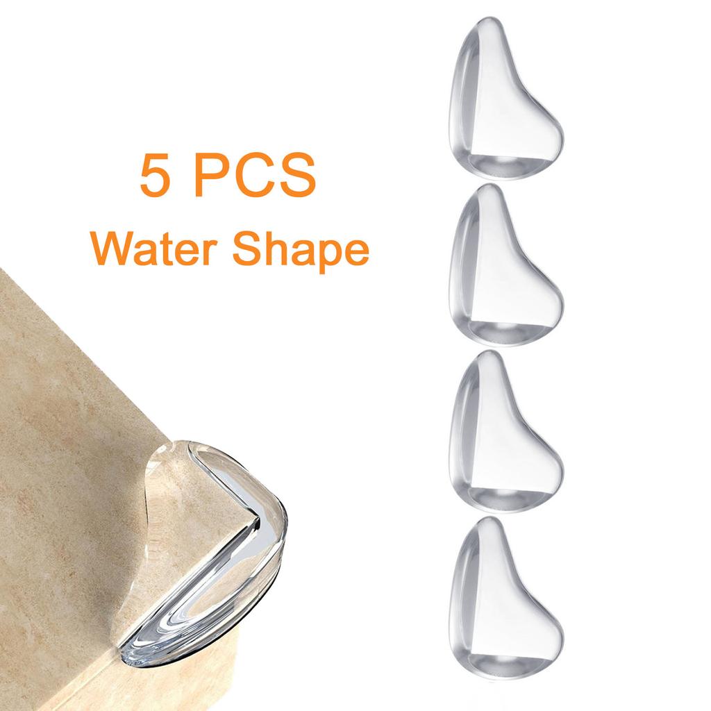 10 stk Baby Safety Lysende silikonbeskytter Bord Hjørnekantbeskyttelsesdeksel Elektrisk stikkontakt Barn Antikollisjonsvern