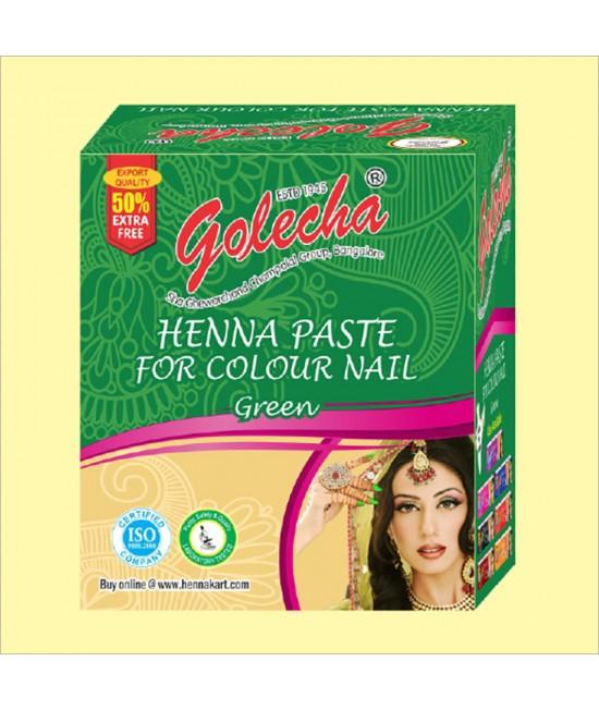 Golecha Green Nail Henna Color Tube 12 TUBE